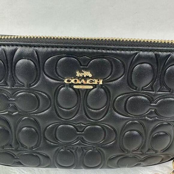 Coach Nolita 19 In Signature Leather/Gold/BLack CZ456 Wristlet/Shoulder Bag NWT - Picture 2 of 8